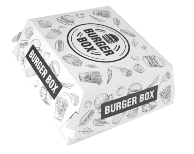 Hamburger box Urban - 18x11.7x9cm meniu - 100 buc.