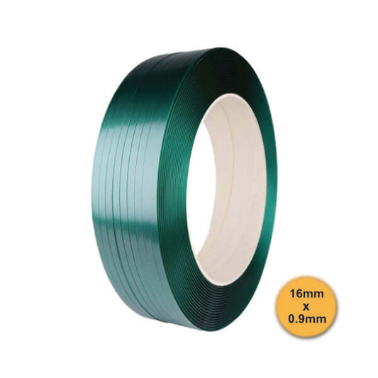 Banda Pet De Legat Verde 15.5 Mm X 0.9 Mm, 1500 M