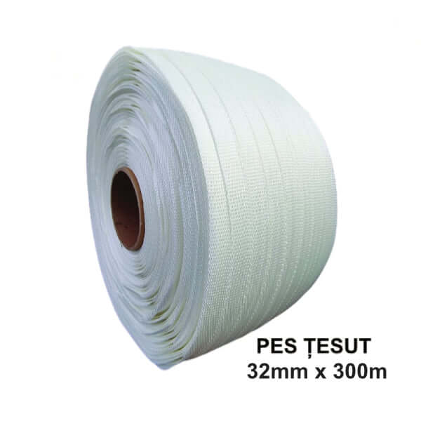 Bandă Pes țesută 32 Mm X 300 M, 1500 Kgf, Tub 76 Mm